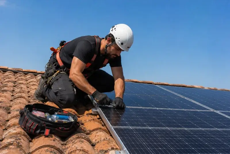 Maintenance et monitoring de panneaux solaires à Niederhausbergen